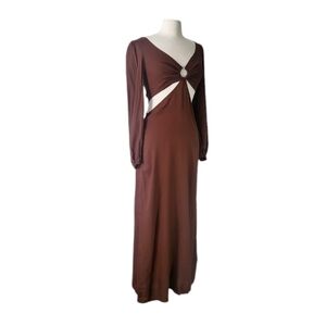 NWT Forever 21 Maxi Dress Brown Size Medium